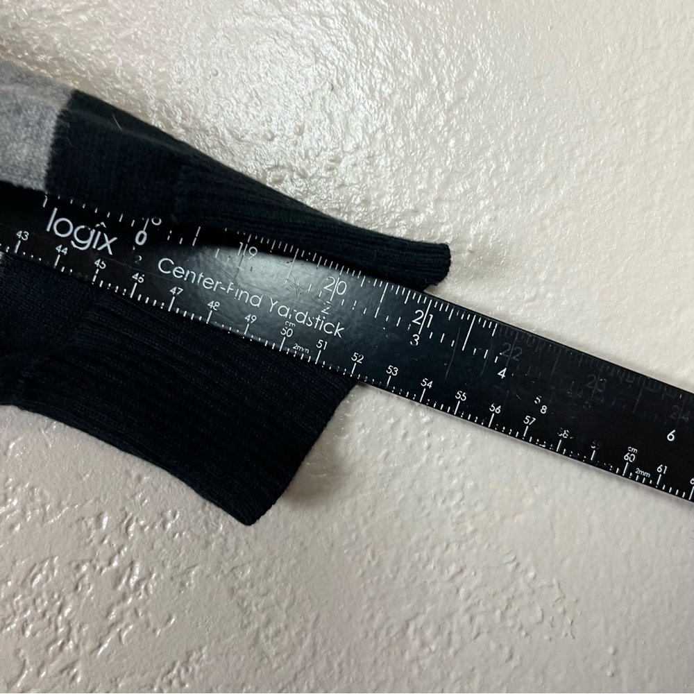 5 for $30‎ Old Navy Men's Sweater Long Sleeve Black Stripe Quarter Zip Size M - Picture 7 of 12